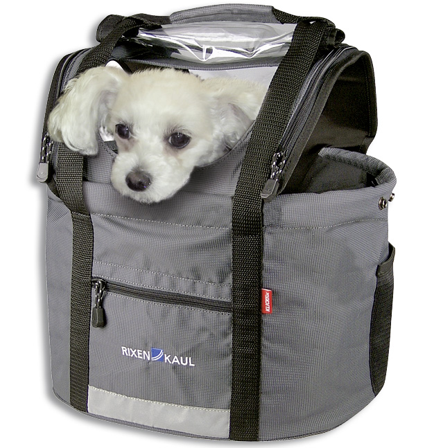 Rixen & Kaul Doggy Lenkertasche schwarz Stoff 24L Rixen & Kaul Doggy Lenkertasche schwarz Stoff 24L