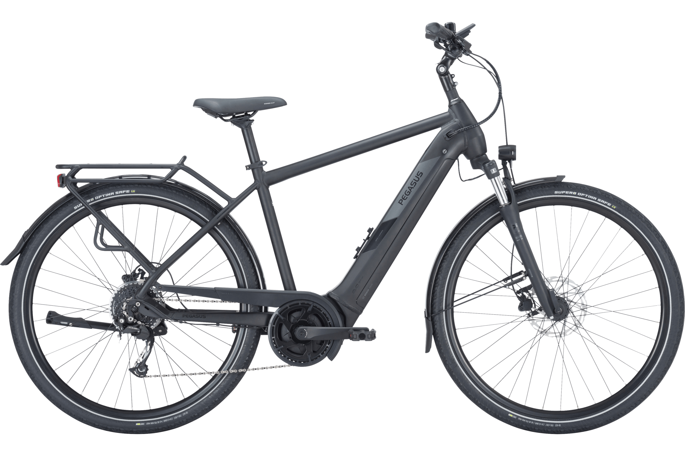 Pegasus Solero EVO 9 schwarz | 750WH | E-Bike Herren Trekking | 2023 | Kettenschaltung