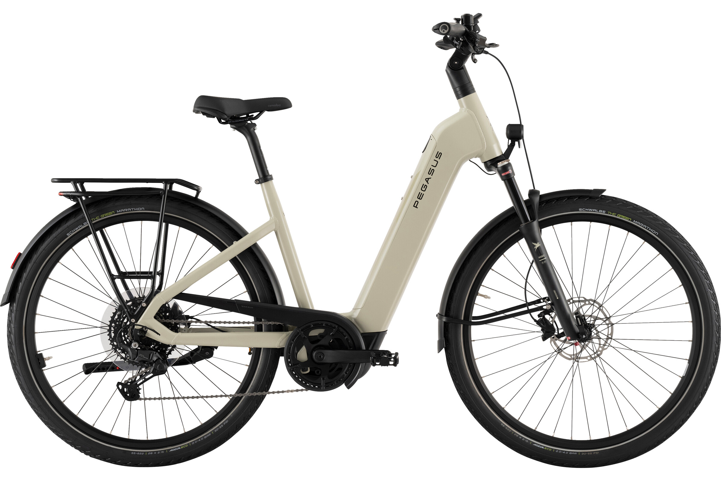 Pegasus Strong EVO 10 Lite grau | 800WH | E-Bike Damen Trekking | 2026 | Kettenschaltung