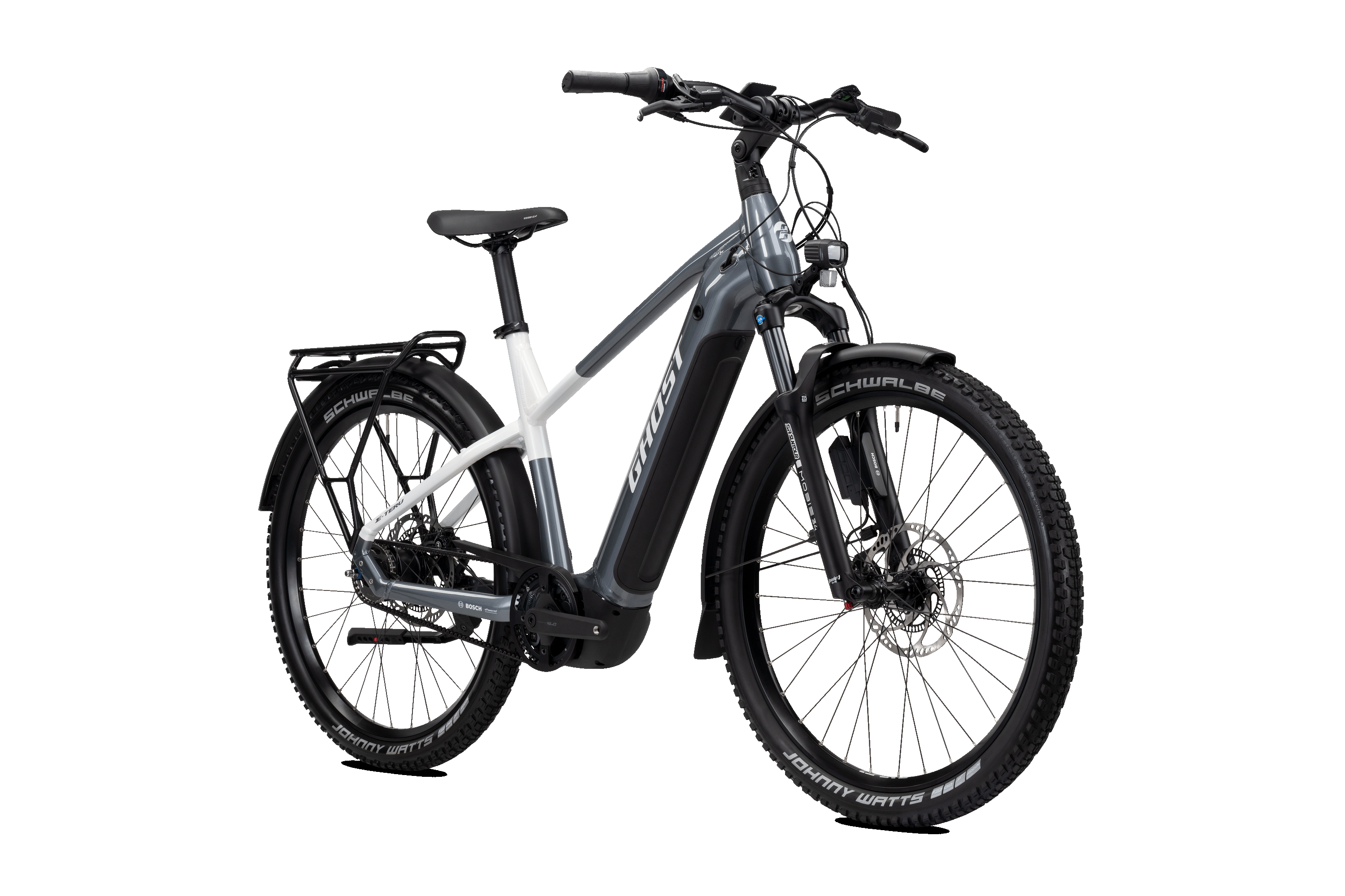 Ghost E-TERU PRO EQ ABS grau | 800WH | E-MTB Hardtail | 2025 | Freilauf-Nabe