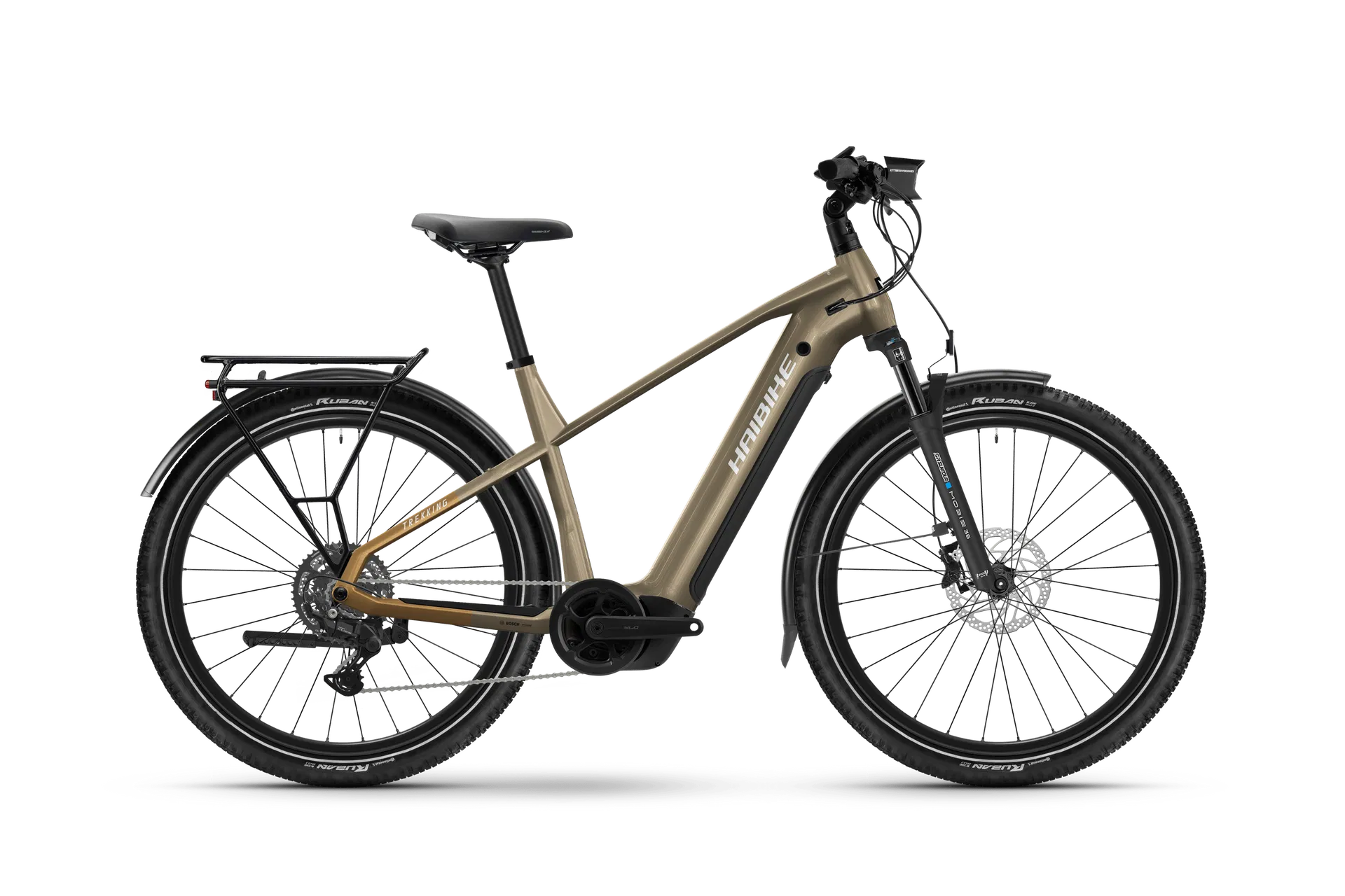 Haibike Trekking 6.5 beige | 600WH | E-Bike Herren Trekking | 2025 | Kettenschaltung