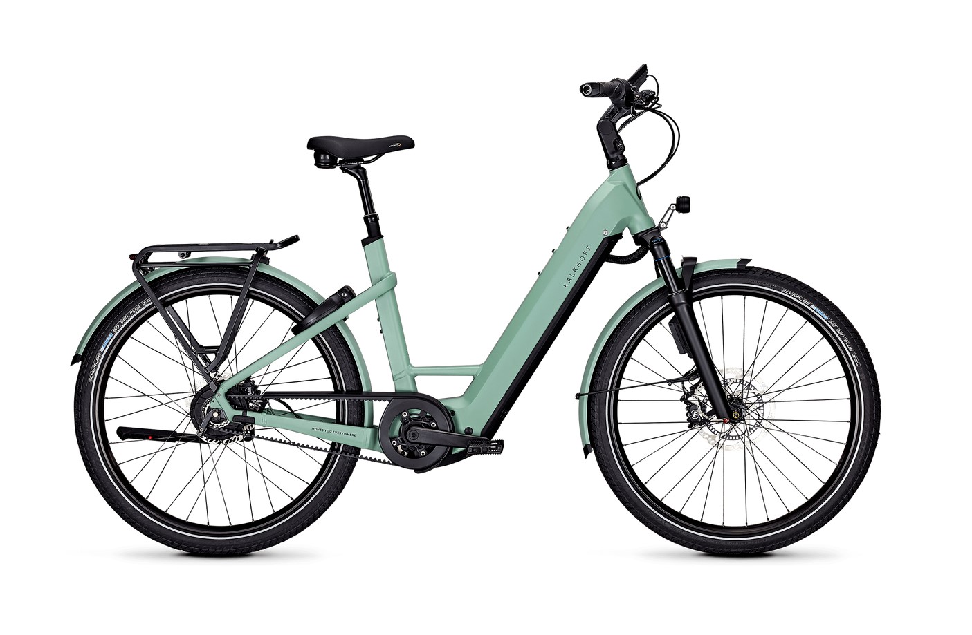 Kalkhoff IMAGE 7.B EXCITE+ ABS grün | 750WH | E-Bike Damen Trekking | 2025 | Enviolo