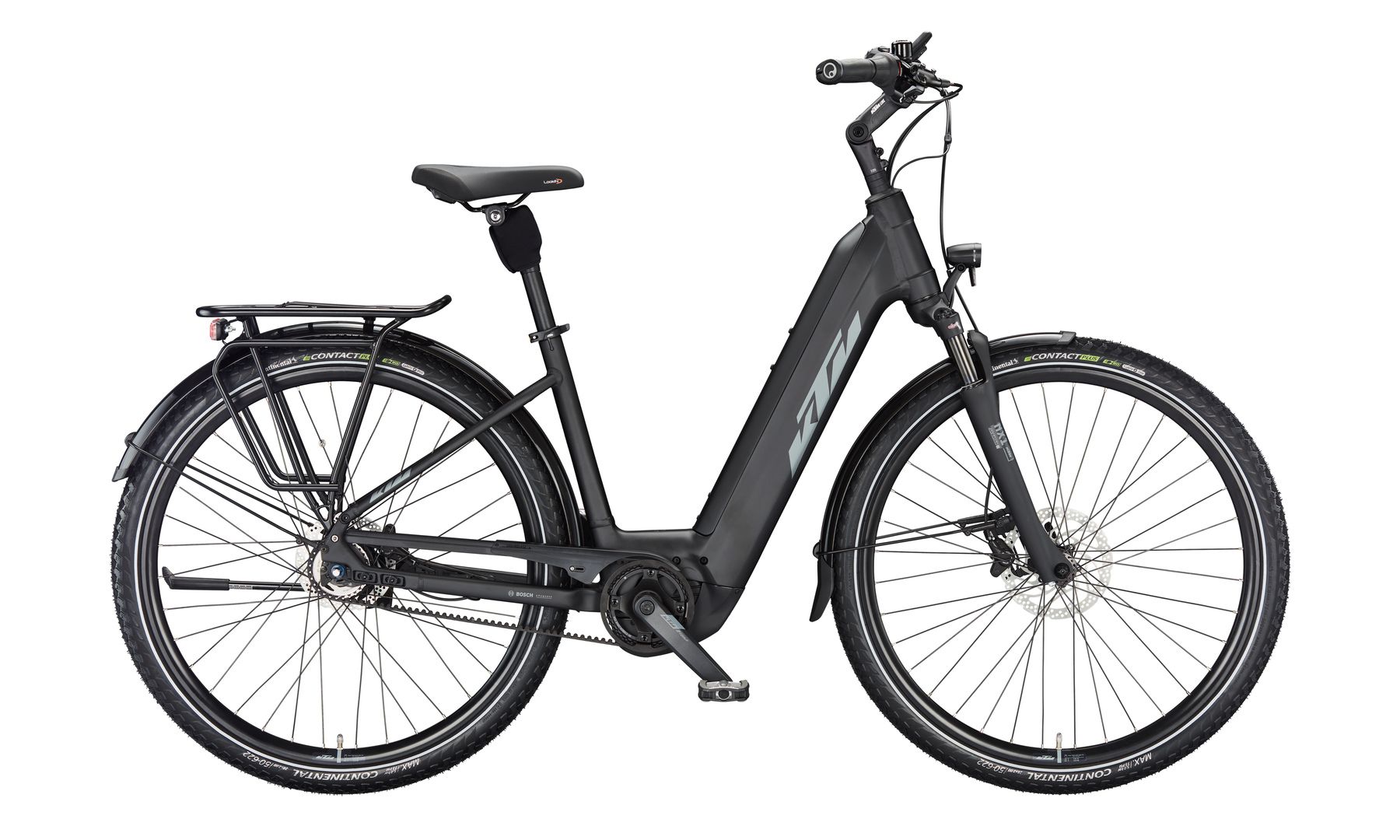 KTM MACINA CITY 610 belt schwarz | 625WH | E-Bike Damen City | 2024 | Freilauf-Nabe