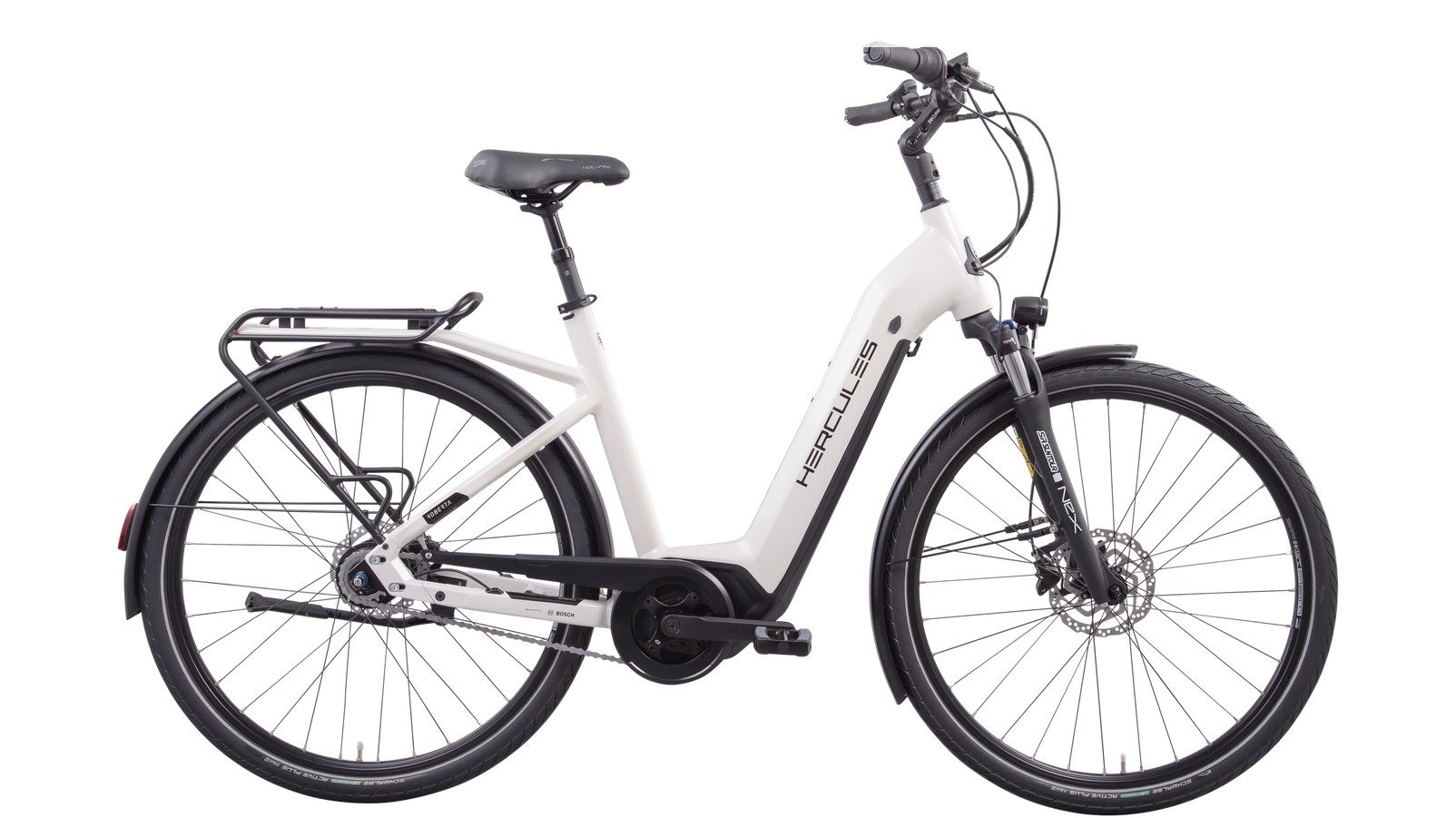 Hercules Roberta Deluxe I-R8 weiß | 500WH | E-Bike Damen City | 2024 | Rücktritt-Nabe