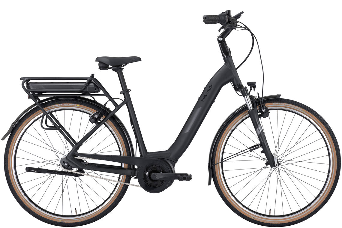 Pegasus SOLERO E7 R PLUS schwarz | 500WH | E-Bike Damen City | 2024 | Rücktritt-Nabe