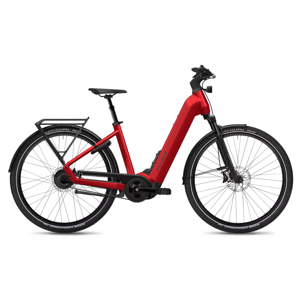 Flyer Upstreet 7.43 rot | 750WH | E-Bike Damen Trekking | 2024 | Freilauf-Nabe