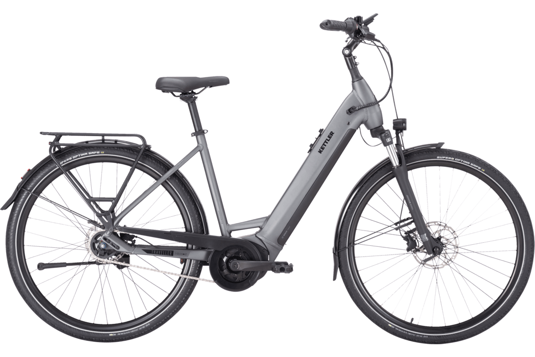 Kettler E-TRAVELLER GOLD 5 PLUS RT grau | 625WH | E-Bike Damen City | 2024 | Rücktritt-Nabe