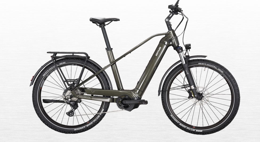 Kettler QUADRIGA TOWN & COUNTRY CX10 L grün | 750WH | E-Bike Herren Trekking | 2024 | Kettenschaltung