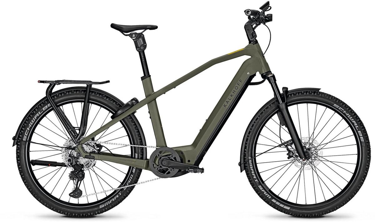 Kalkhoff ENTICE 7.B ADVANCE+ ABS grün | 750WH | E-Bike Herren Trekking | 2024 | Kettenschaltung