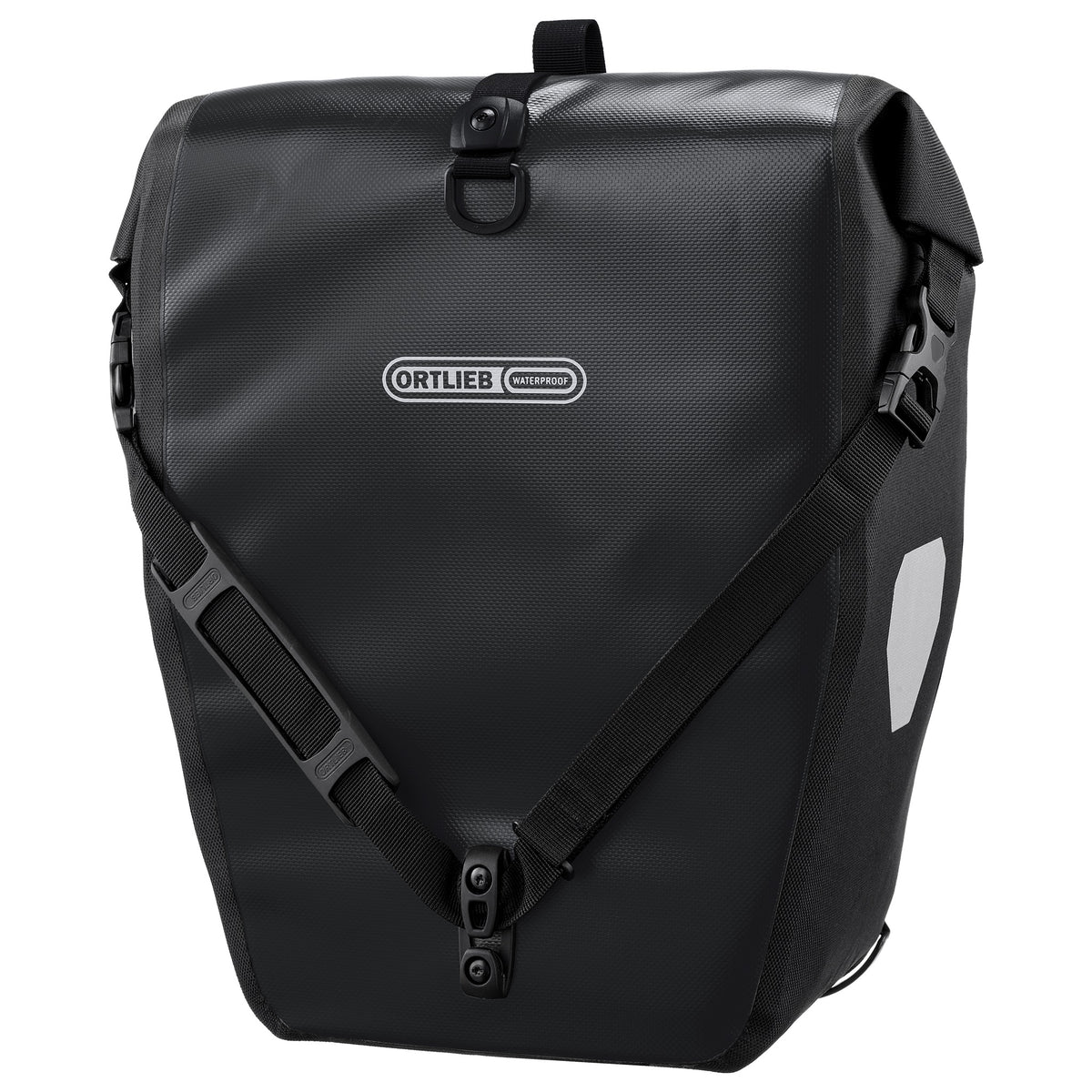 Back-Roller Classic schwarz Seitentaschen wasserdicht
