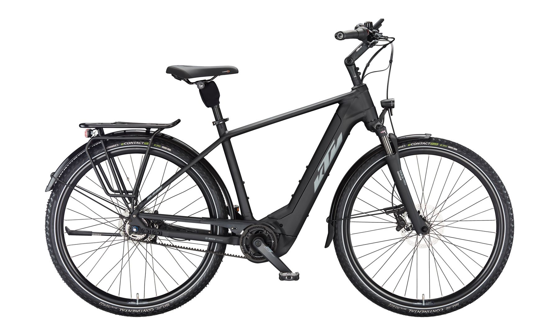 KTM MACINA CITY 610 belt schwarz | 625WH | E-Bike Herren City | 2023 | Freilauf-Nabe
