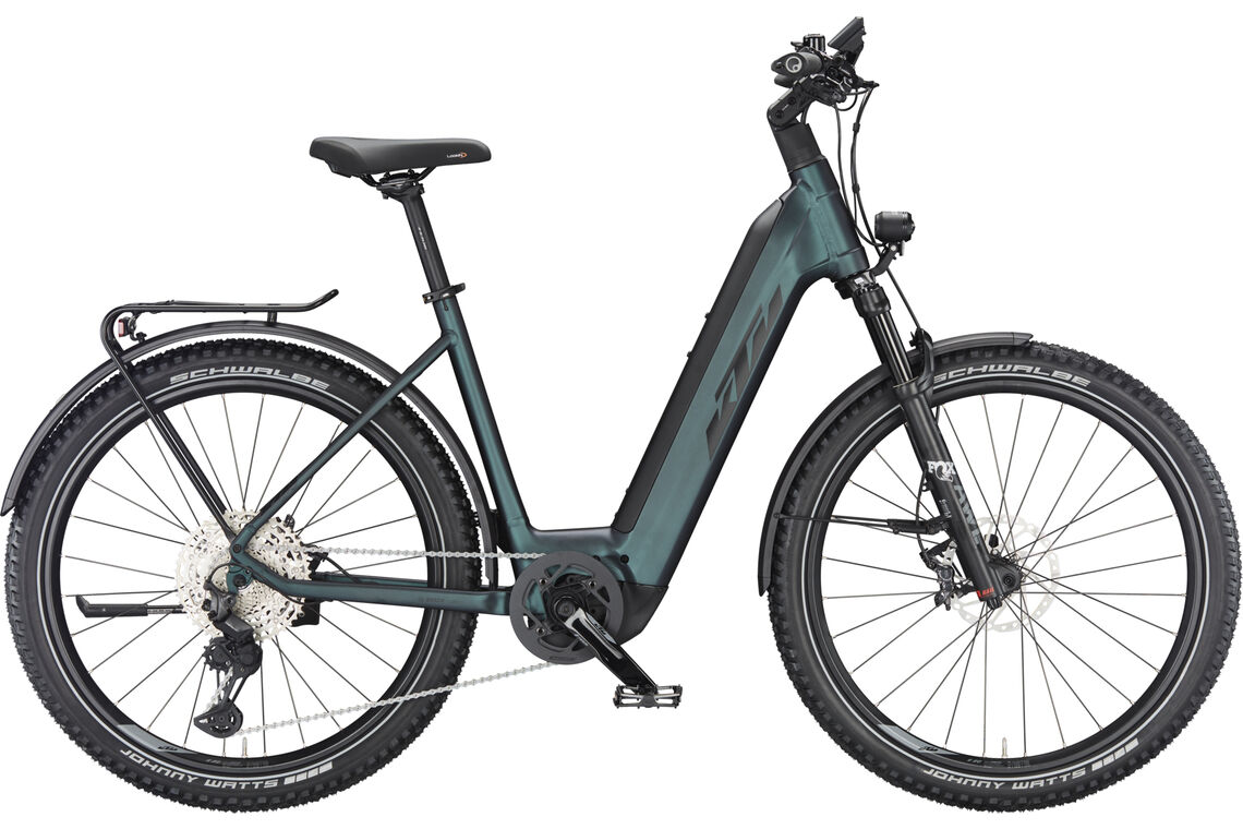 KTM MACINA AERA 771 LFC grün | 750WH | E-Bike Damen Trekking | 2023 | Kettenschaltung