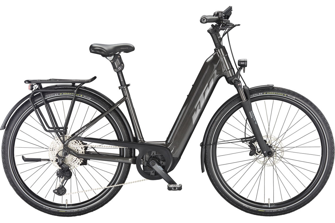 KTM MACINA STYLE XL grau | 750WH | E-Bike Damen Trekking | 2024 | Kettenschaltung
