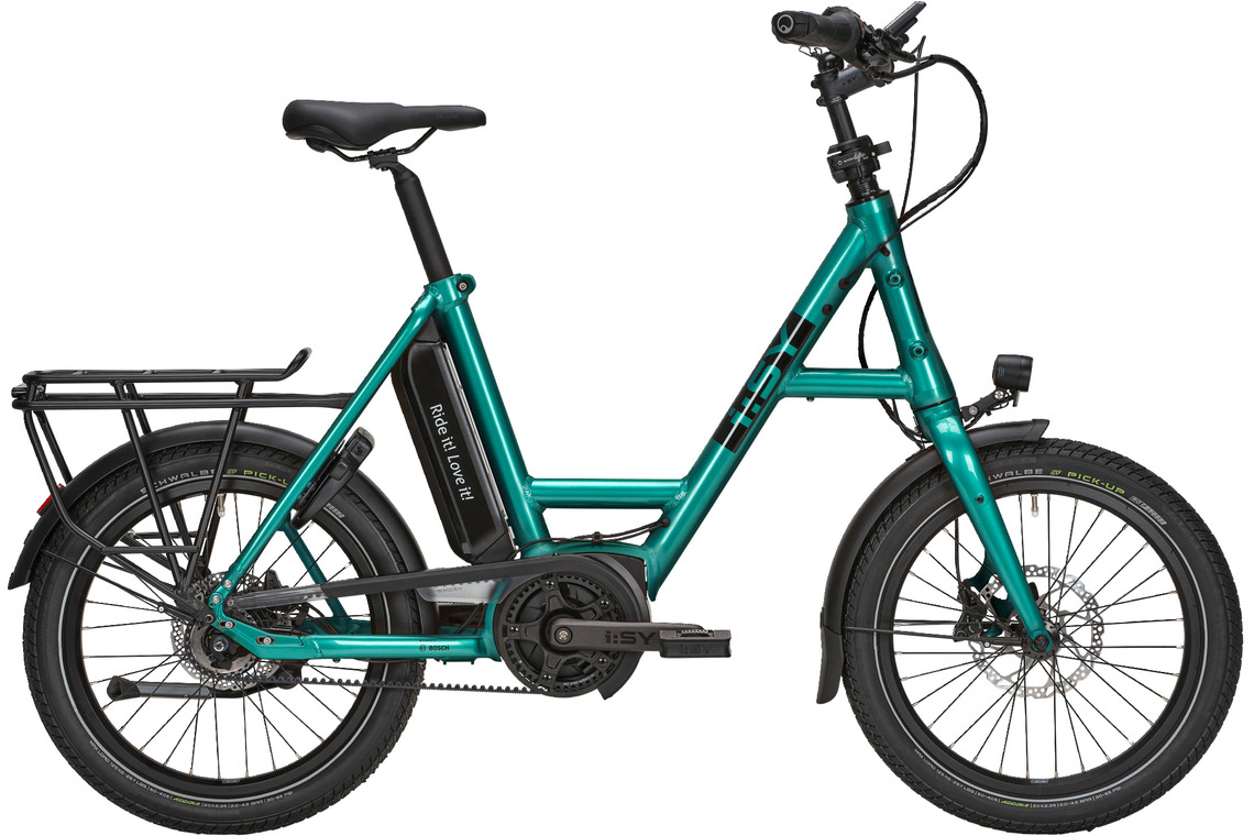 i:SY E5 ZR RT grün | 545WH | E-Bike Kompakt | 2024 | Rücktritt-Nabe