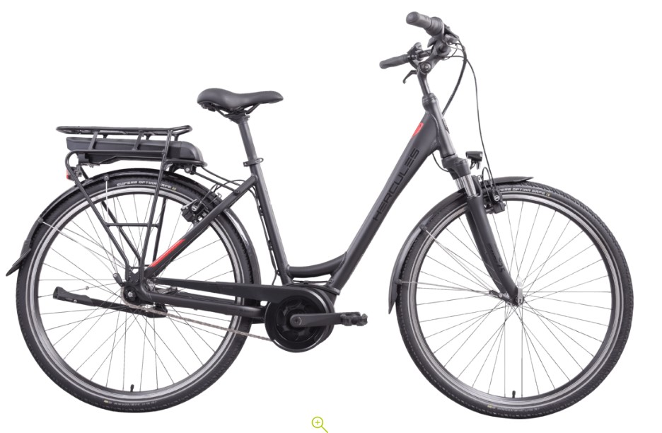 Hercules Roberta R7 Active Plus schwarz | 500WH | E-Bike Damen City | 2024 | Rücktritt-Nabe
