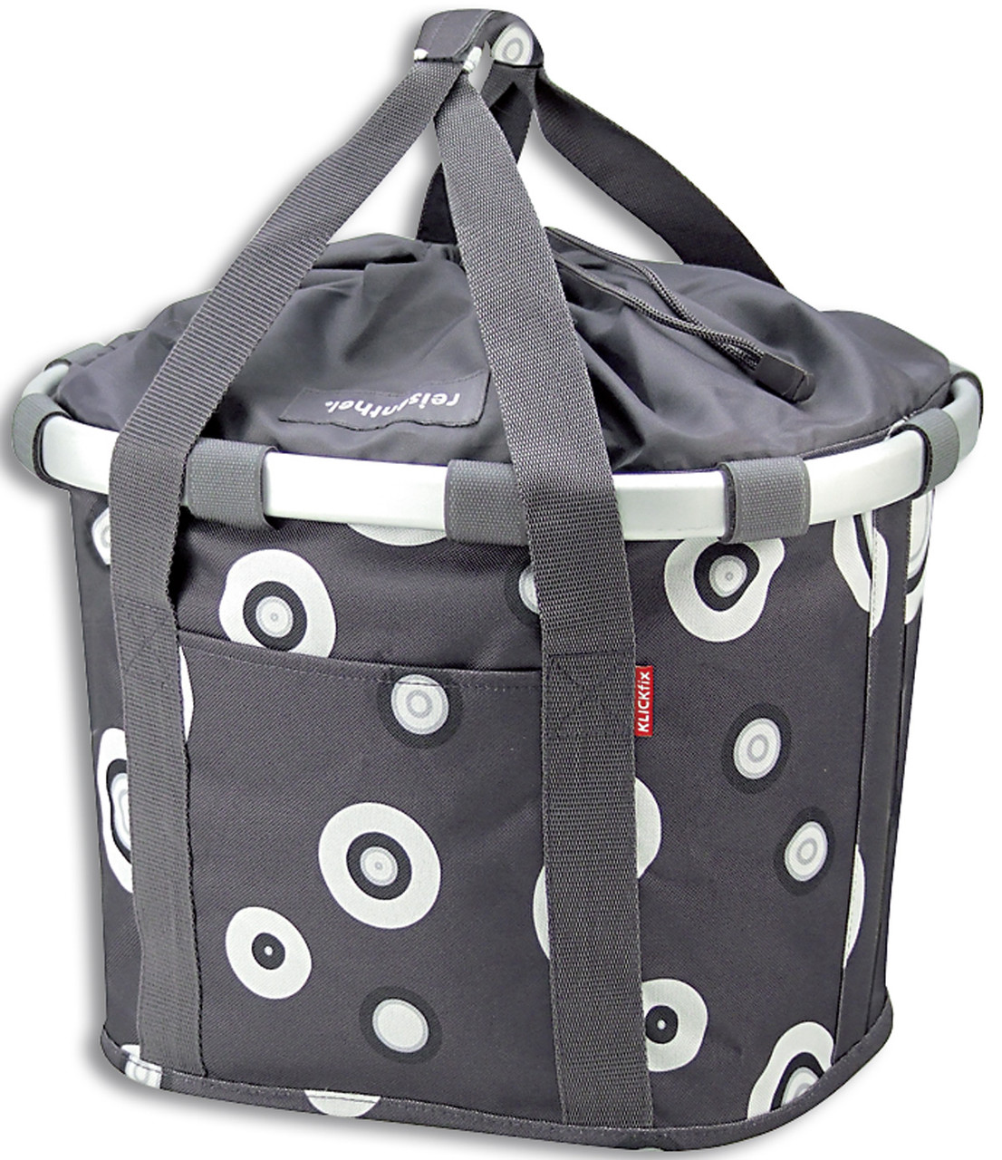 Reisenthel Bikebasket Lenkerkorb schwarz/bunt Klickfix 15L