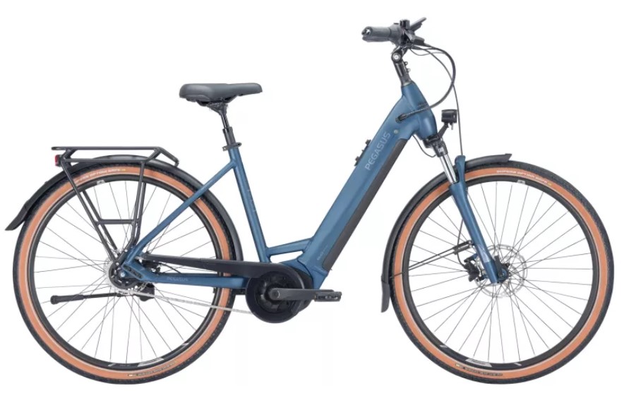 Pegasus Premio Evo 5 R blau | 750WH | E-Bike Damen City | 2024 | Rücktritt-Nabe