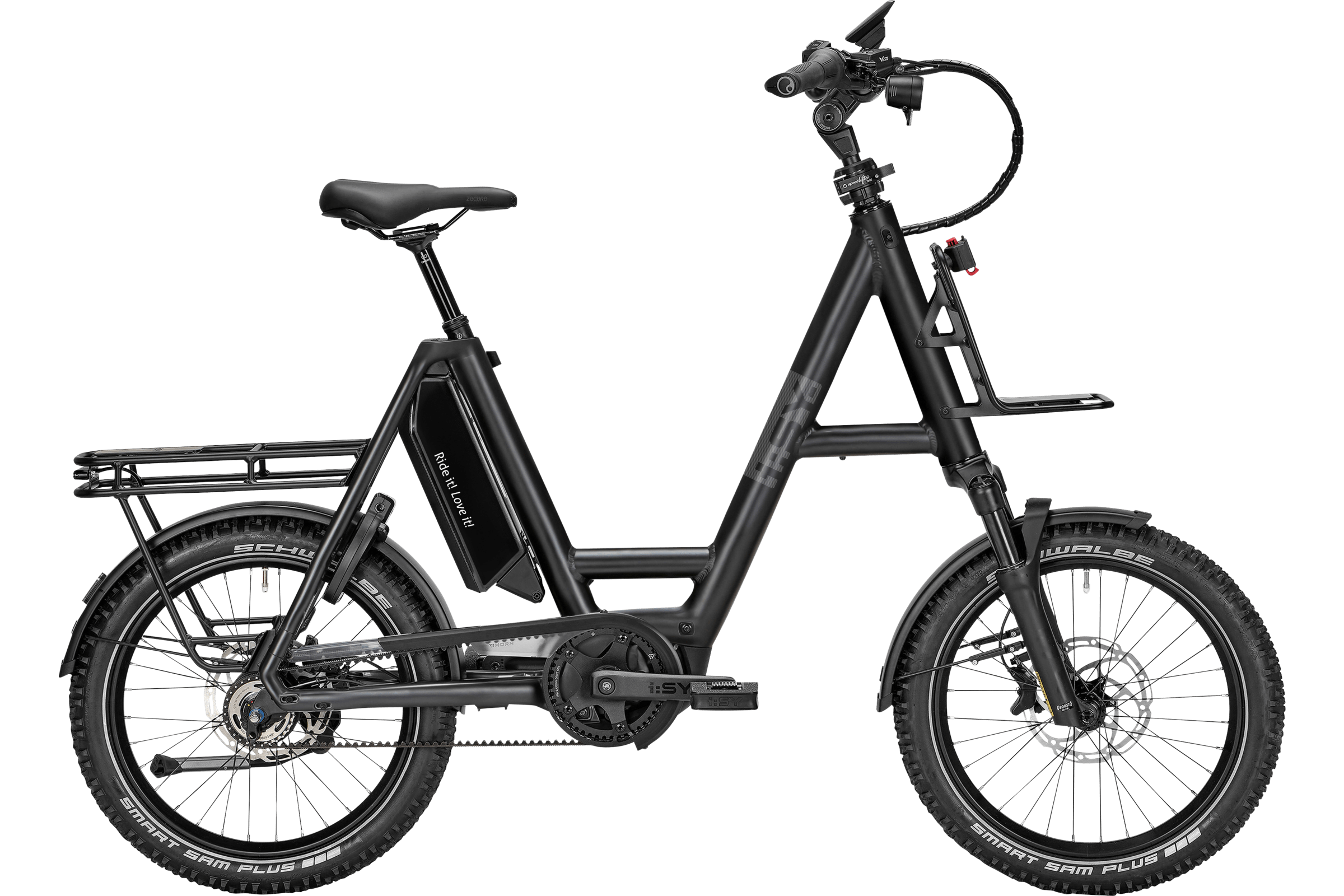 i:SY XXL E5 ZR F CX Adventure schwarz | 800WH | E-Bike Kompakt | 2025 | Freilauf-Nabe