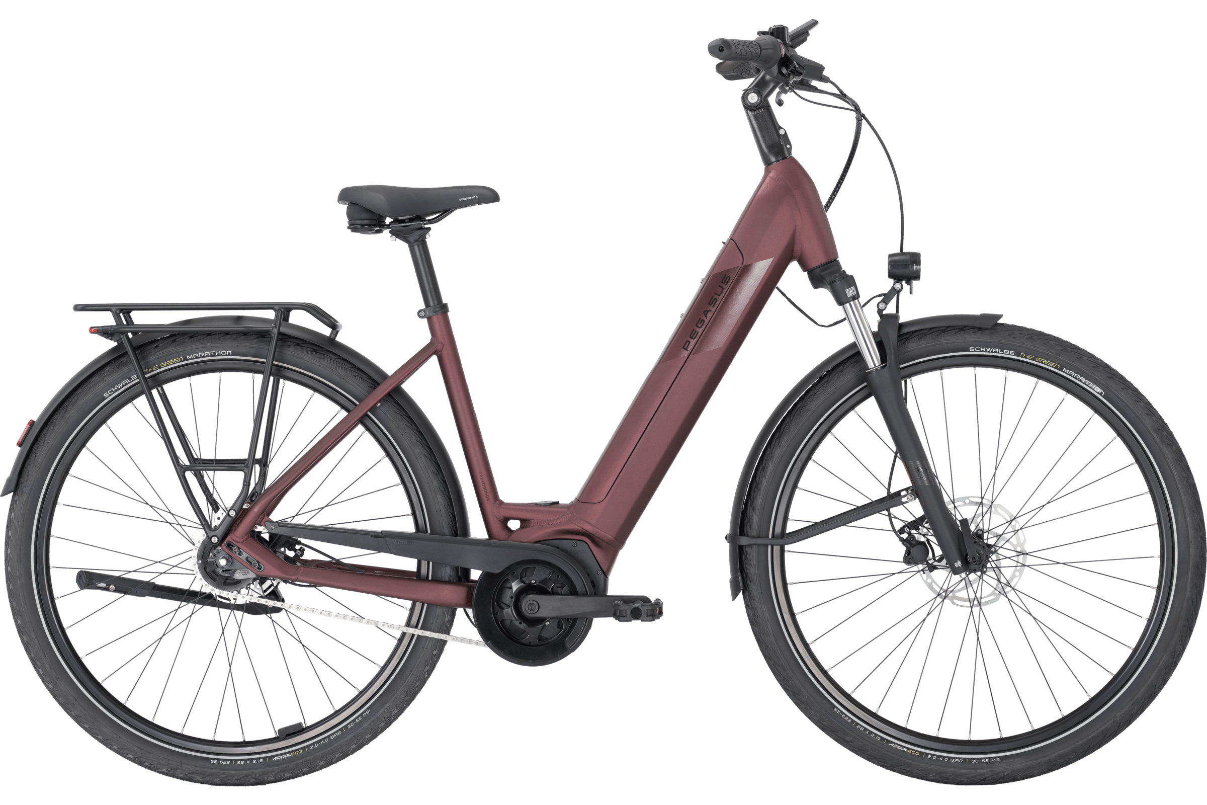 Pegasus SOLERO EVO 5R rot | 625WH | E-Bike Damen City | 2025 | Rücktritt-Nabe