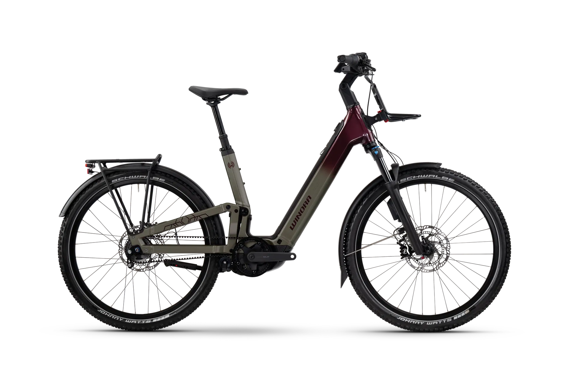 Winora Sinus FS R5f Pro rot | 800WH | E-Bike Damen Trekking | 2026 | Freilauf-Nabe Winora Sinus FS R5f Pro rot | 800WH | E-Bike Damen Trekking | 2026 | Freilauf-Nabe