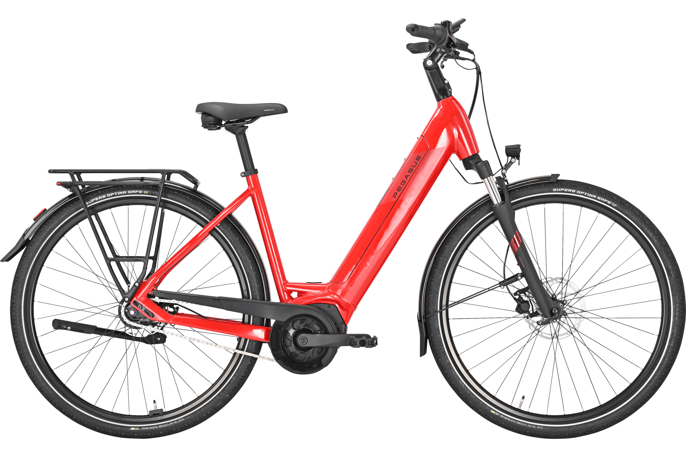 Pegasus SOLERO EVO 8R rot | 500WH | E-Bike Damen City | 2025 | Rücktritt-Nabe