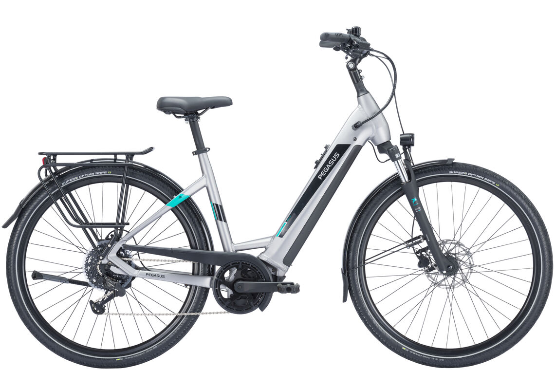 Pegasus Evo CX silber | 750WH | E-Bike Damen Trekking | 2024 | Kettenschaltung