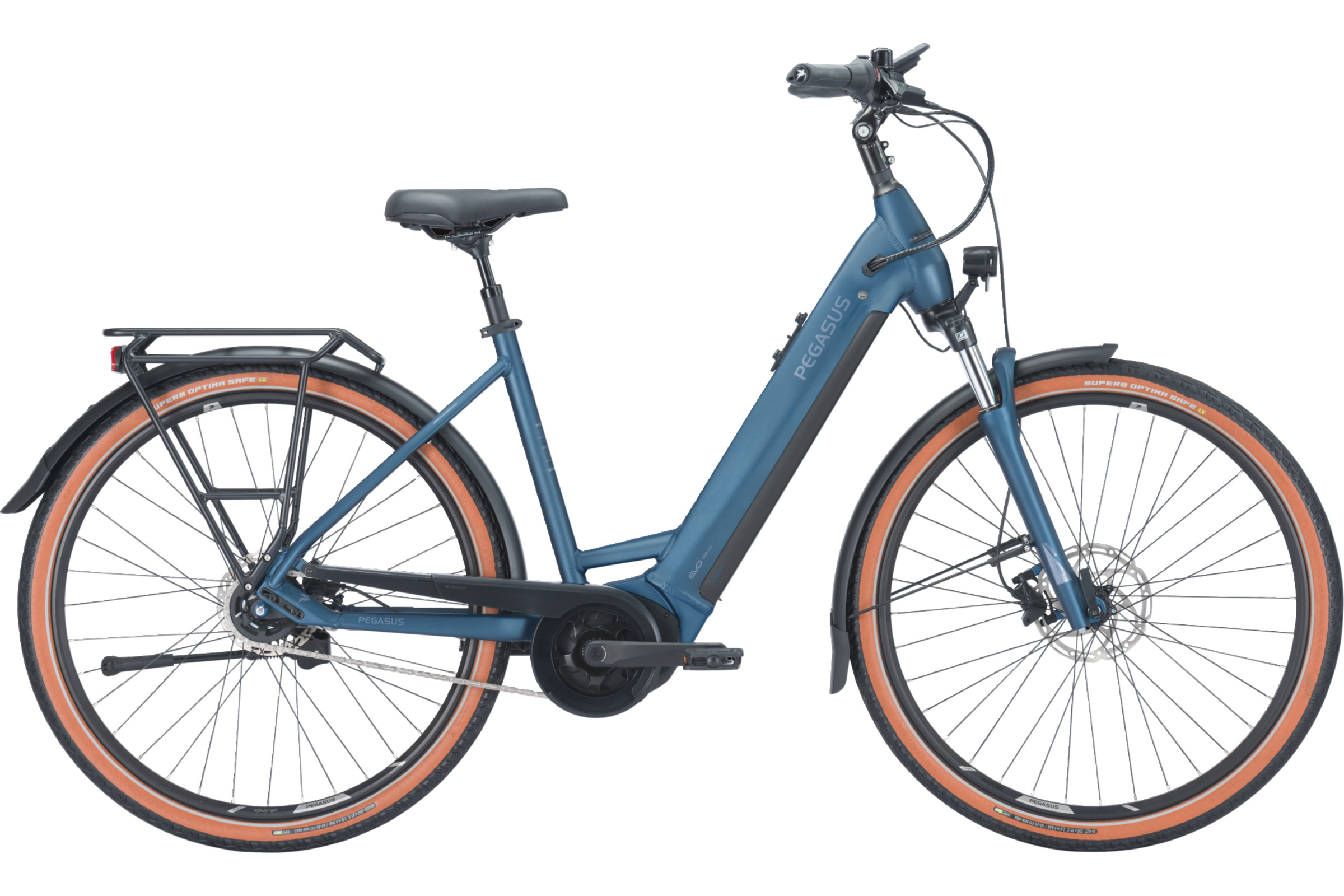 Pegasus Premio Evo 5 R blau | 500WH | E-Bike Damen City | 2024 | Rücktritt-Nabe