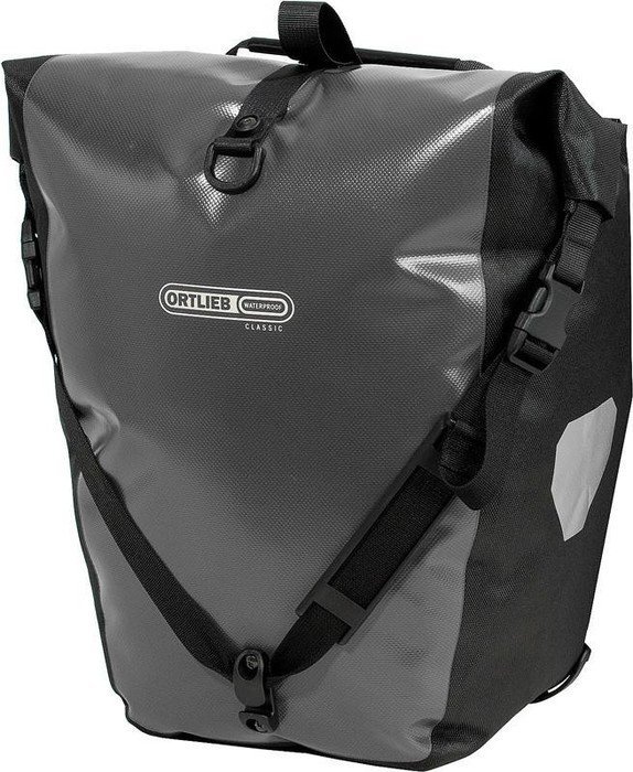 Back-Roller Classic schwarz Seitentaschen wasserdicht