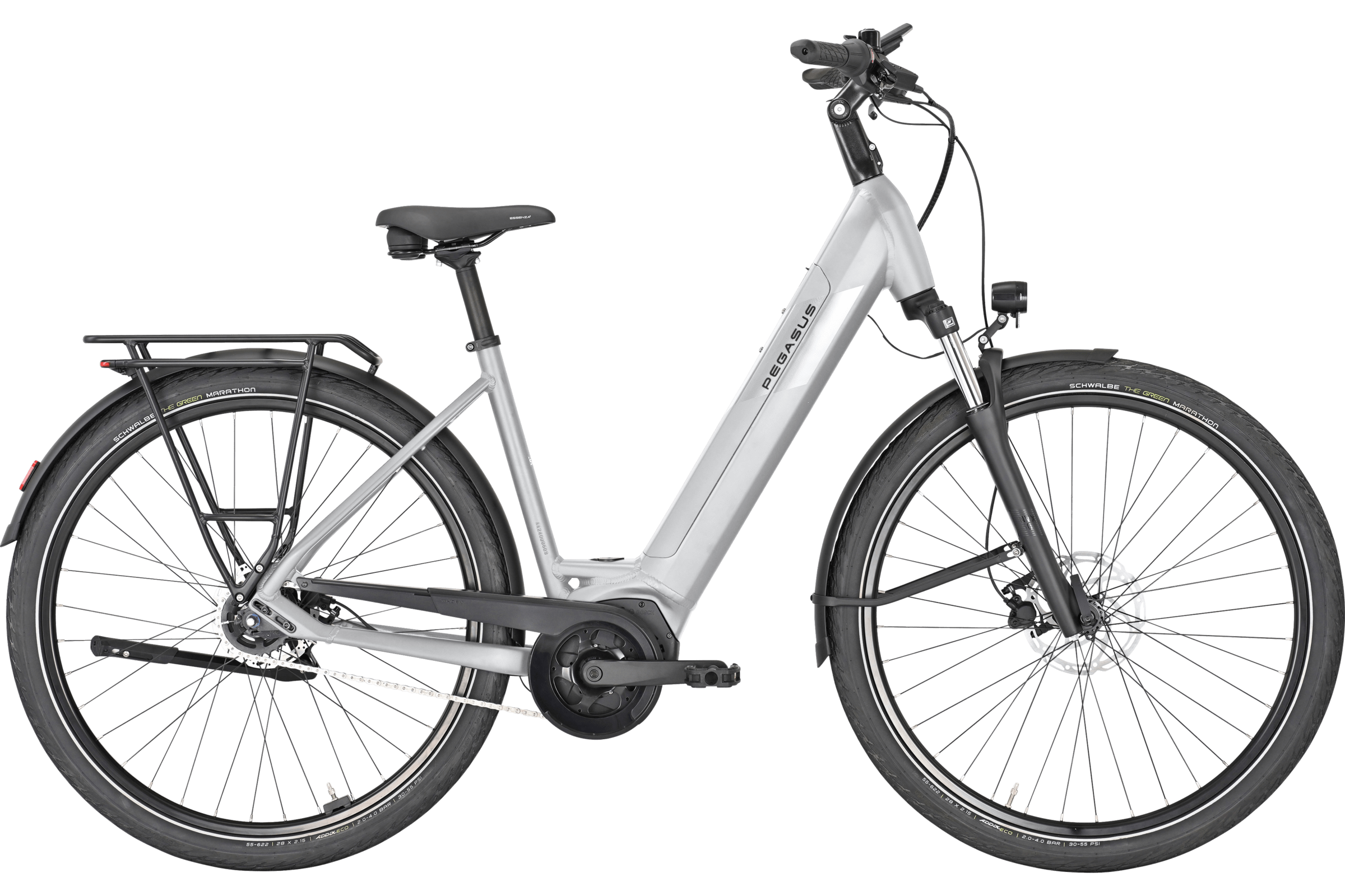 Pegasus SOLERO EVO 5R grau (hell) | 625WH | E-Bike Damen City | 2025 | Rücktritt-Nabe