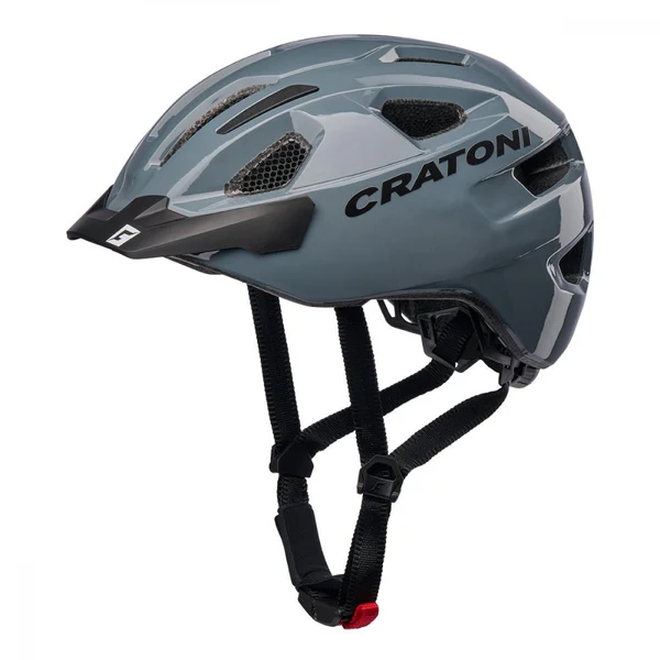 CRATONI HELM C-Swift / grey glossy / UNI 53-59cm