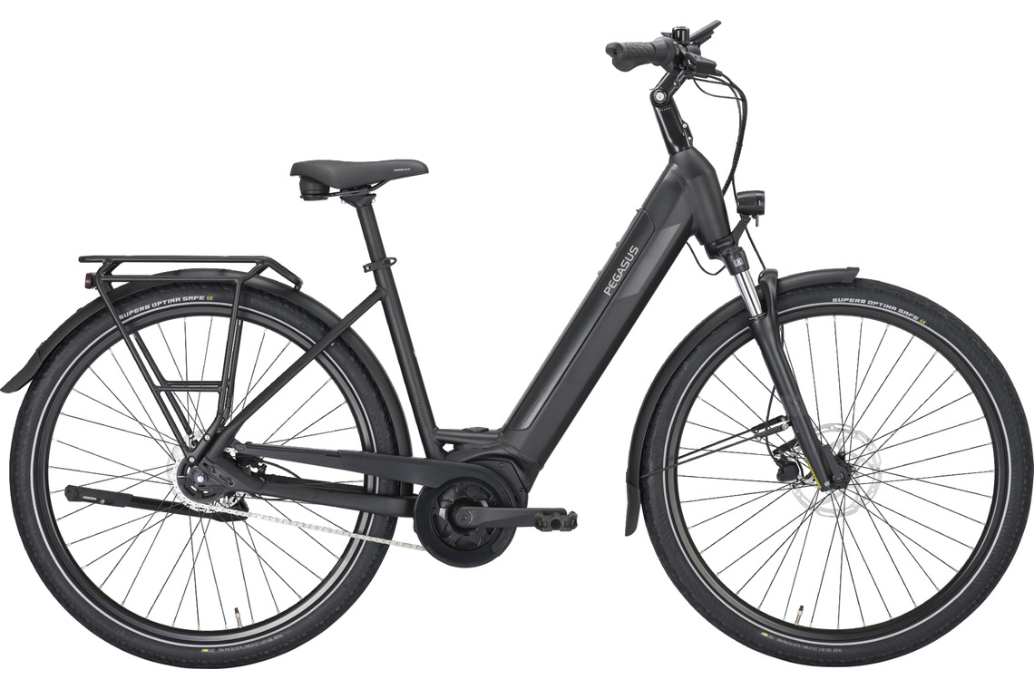 Pegasus SOLERO EVO 5 R schwarz | 750WH | E-Bike Damen City | 2024 | Rücktritt-Nabe