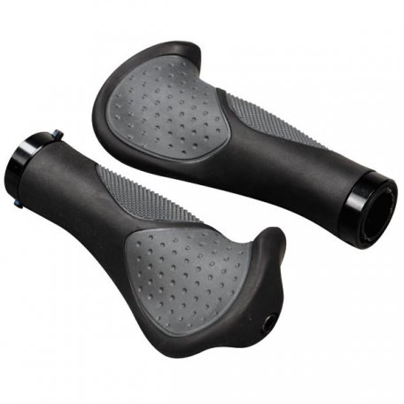 Mounty Wing-Grips Anatomic Schraubgriffe schwarz/grau 140mm