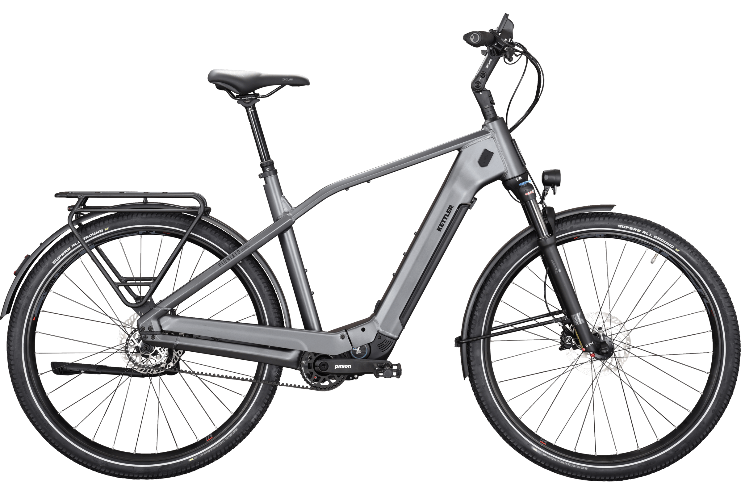 Kettler PINNIATO HT COMFORT grau | 720WH | E-Bike Herren Trekking | 2024 | Getriebetechnik