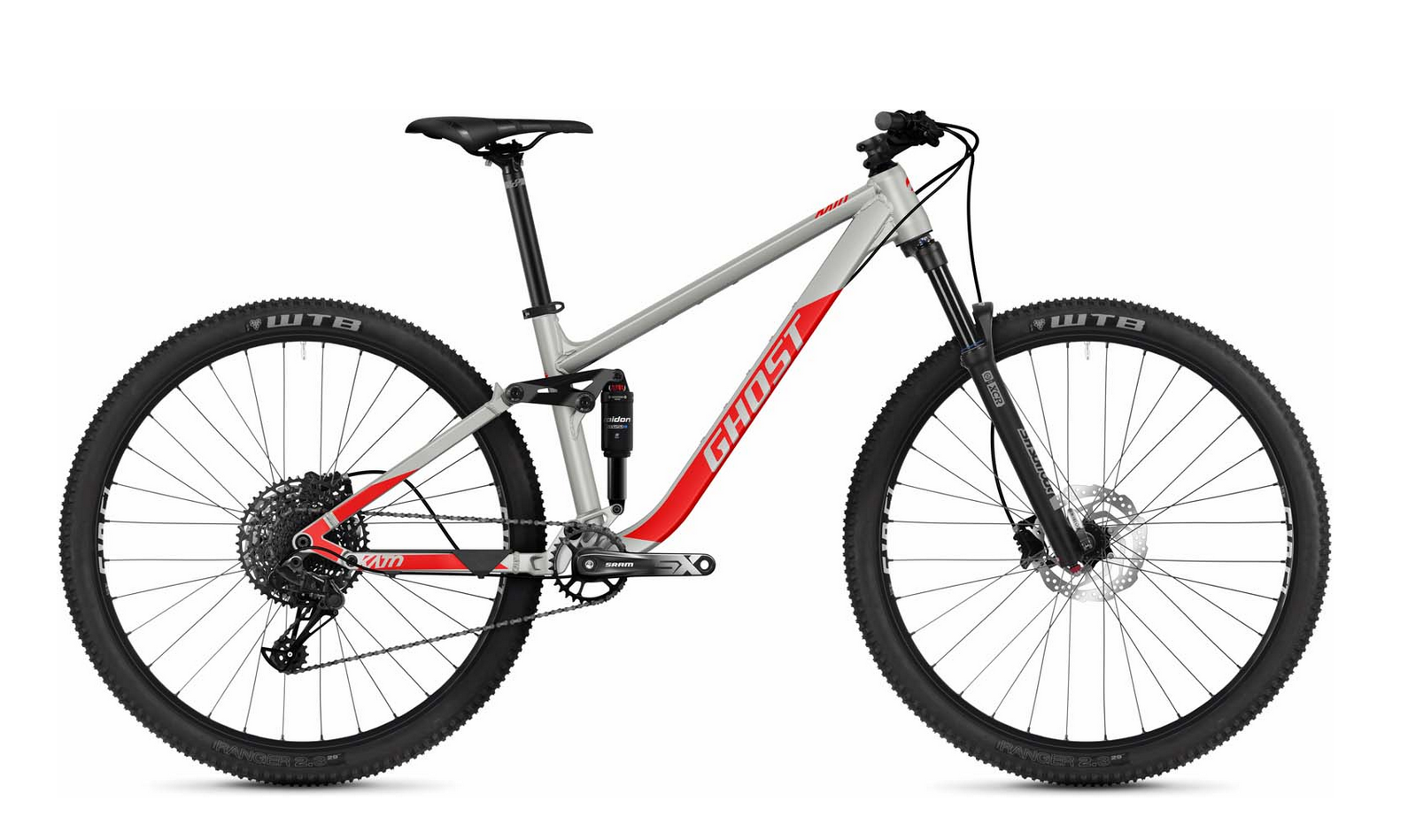 Ghost Kato FS AL grau | MTB-Fully | 2022 | Kettenschaltung