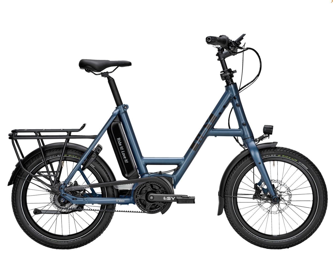 i:SY E5 ZR F blau | 545WH | E-Bike Kompakt | 2024 | Freilauf-Nabe