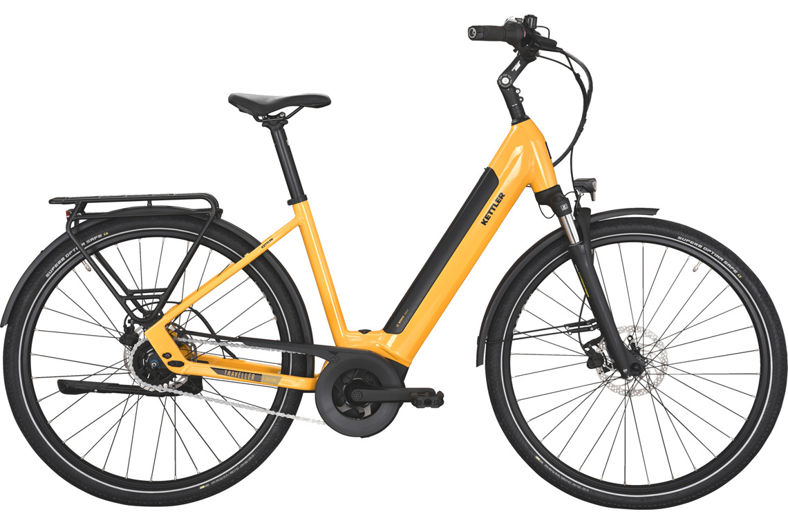 Kettler E-TRAVELLER GOLD P5 RT sunny | 500WH | E-Bike Damen City | 2024 | Rücktritt-Nabe
