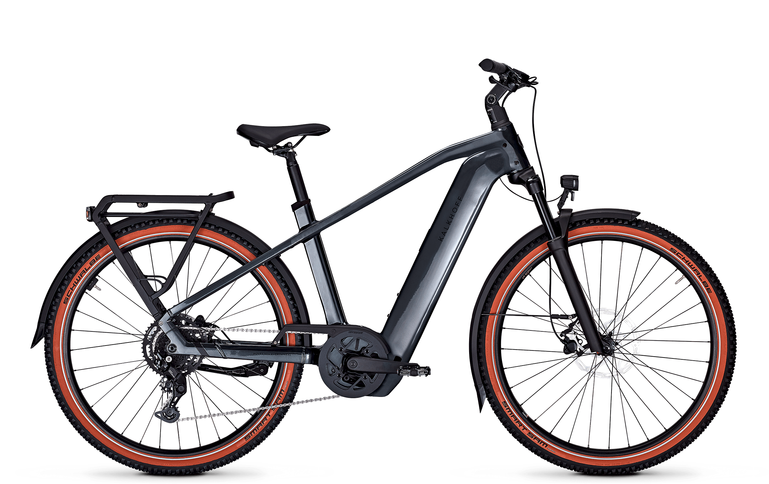 Kalkhoff ENTICE 5 SEASON | 2 schwarz | 600WH | E-Bike Herren Trekking | 2025 | Kettenschaltung