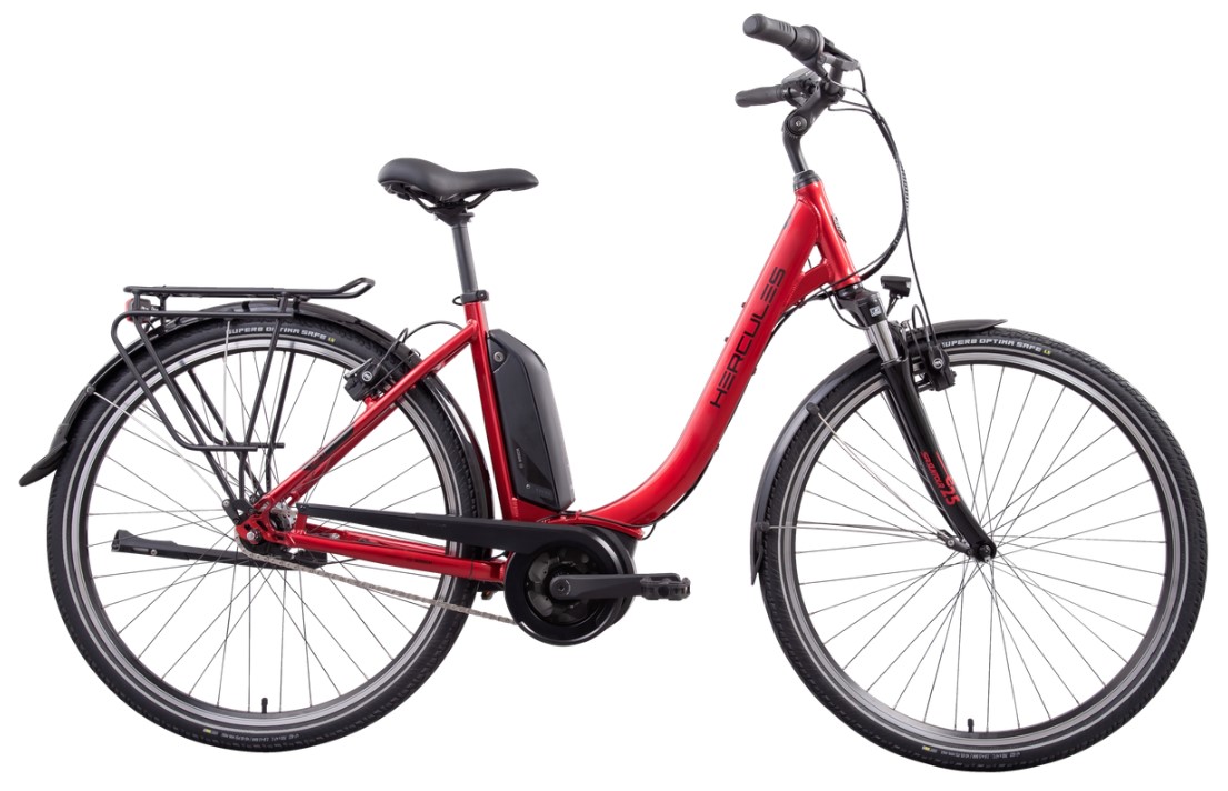 Hercules Lyon R7 rot | 400WH | E-Bike Damen City | 2023 | Rücktritt-Nabe