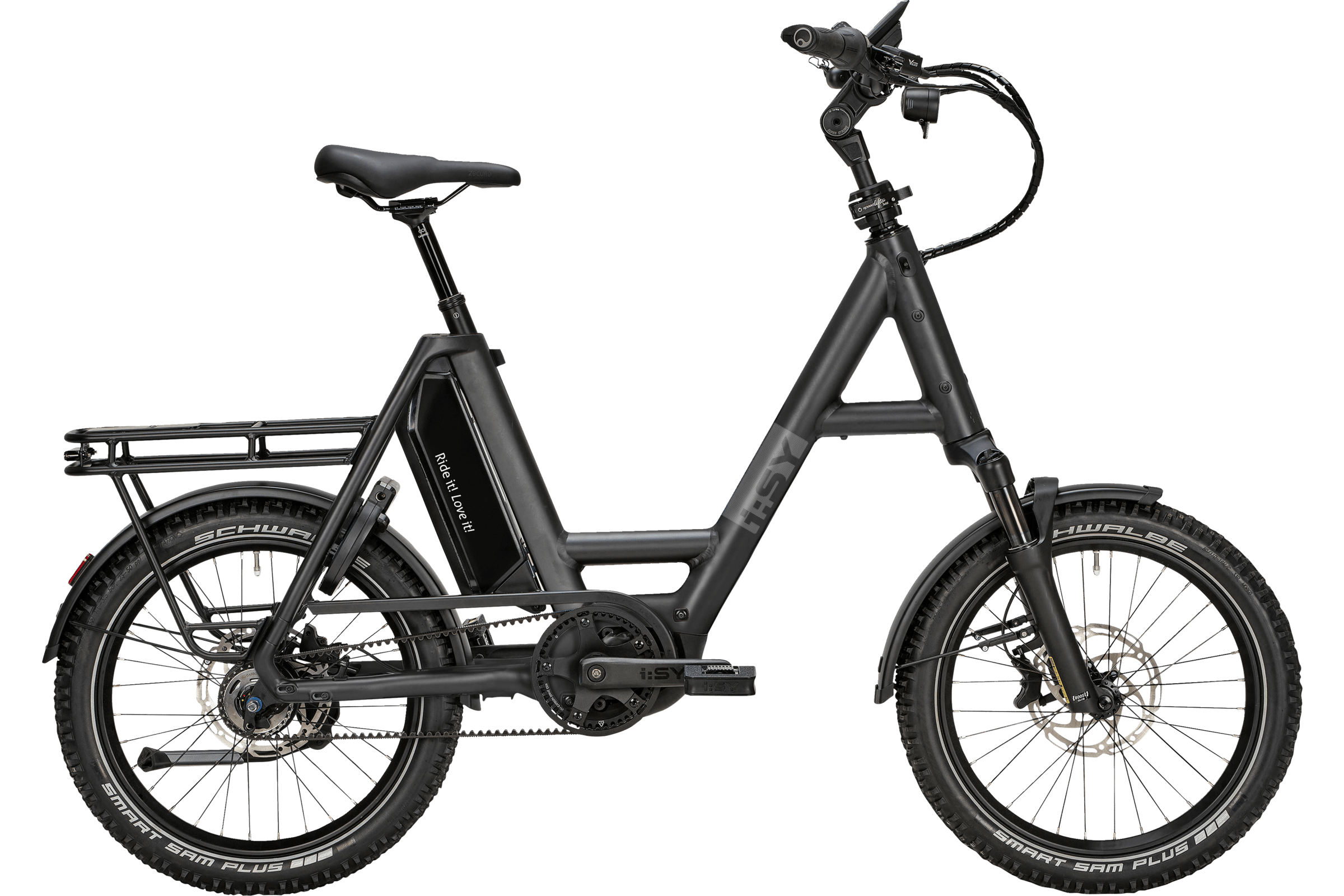 i:SY E5 ZR F CX Adventure schwarz | 800WH | E-Bike Kompakt | 2025 | Freilauf-Nabe