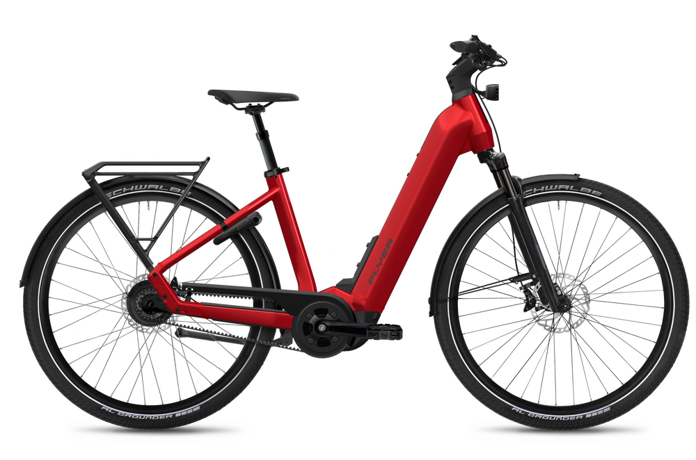 Flyer Upstreet 7.43 rot | 750WH | E-Bike Damen Trekking | 2024 | Freilauf-Nabe Flyer Upstreet 7.43 rot | 750WH | E-Bike Damen Trekking | 2024 | Freilauf-Nabe