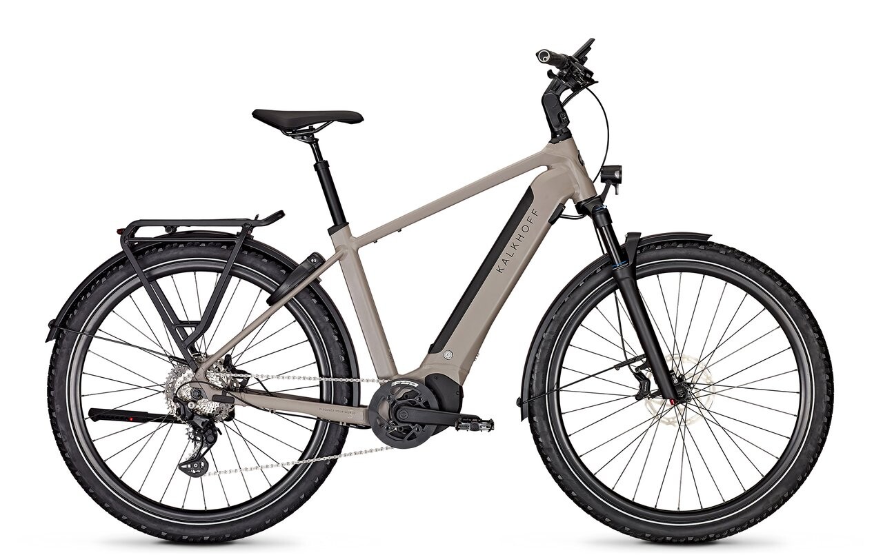 Kalkhoff ENTICE 5.B MOVE+ grau (hell) | 625WH | E-Bike Herren Trekking | 2024 | Kettenschaltung
