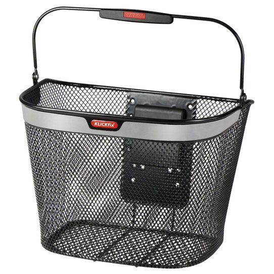 KLICKfix Uni Korb vorne mit Reflektor schwarz 16L KLICKfix Uni Korb vorne mit Reflektor schwarz 16L