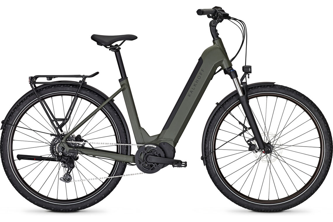 Kalkhoff ENTICE 5.B SEASON grün | 625WH | E-Bike Damen Trekking | 2024 | Kettenschaltung
