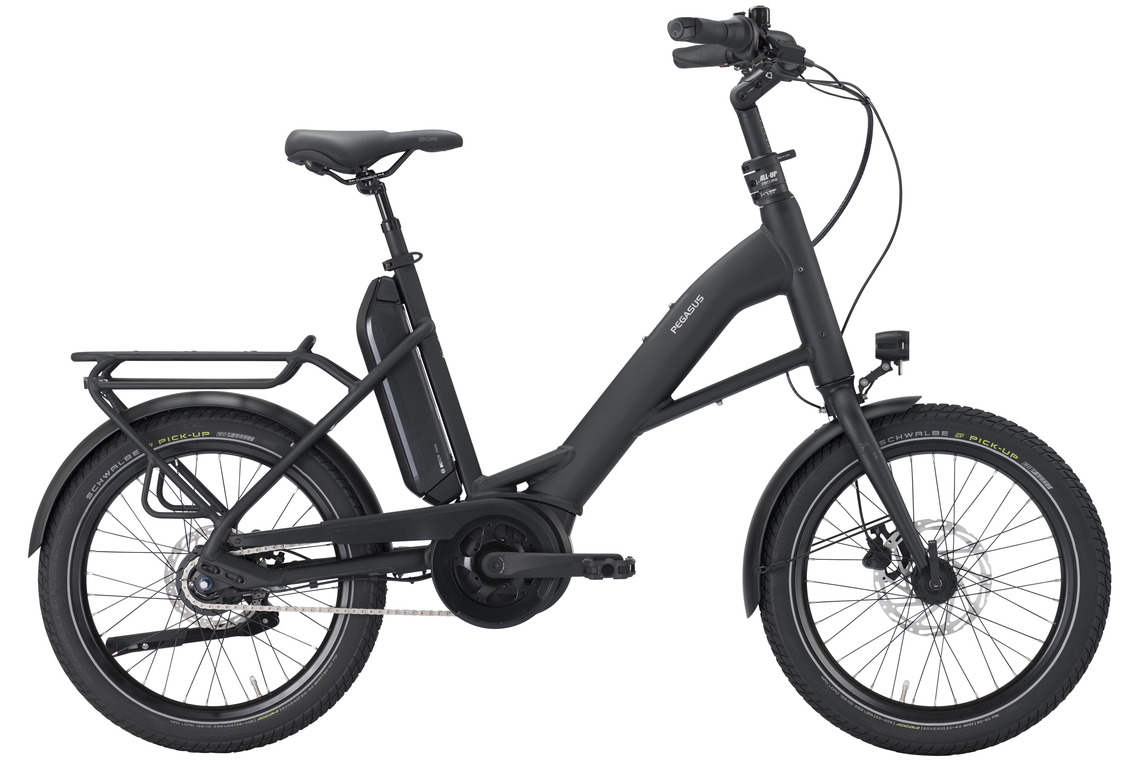 Pegasus SWING E8 R schwarz | 545WH | E-Bike Kompakt | 2024 | Rücktritt-Nabe