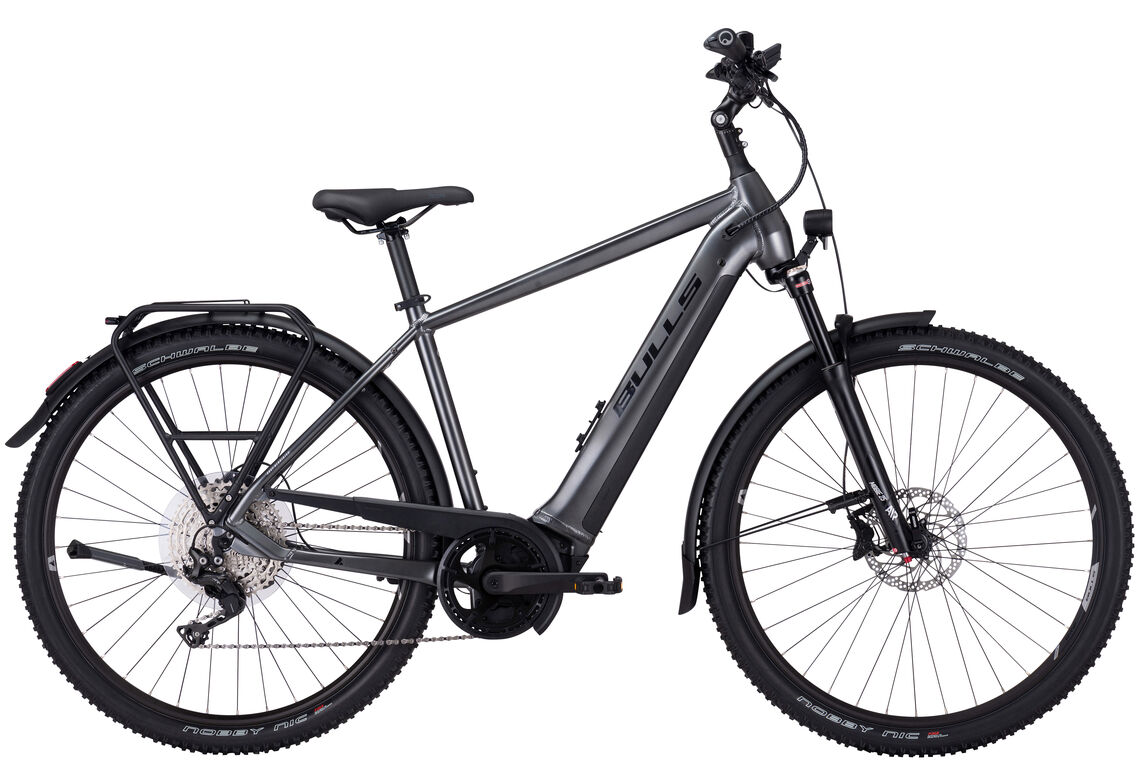 Bulls Cross Lite EVO 1 750 anthrazit | 750WH | E-Bike Herren Trekking | 2022 | Kettenschaltung