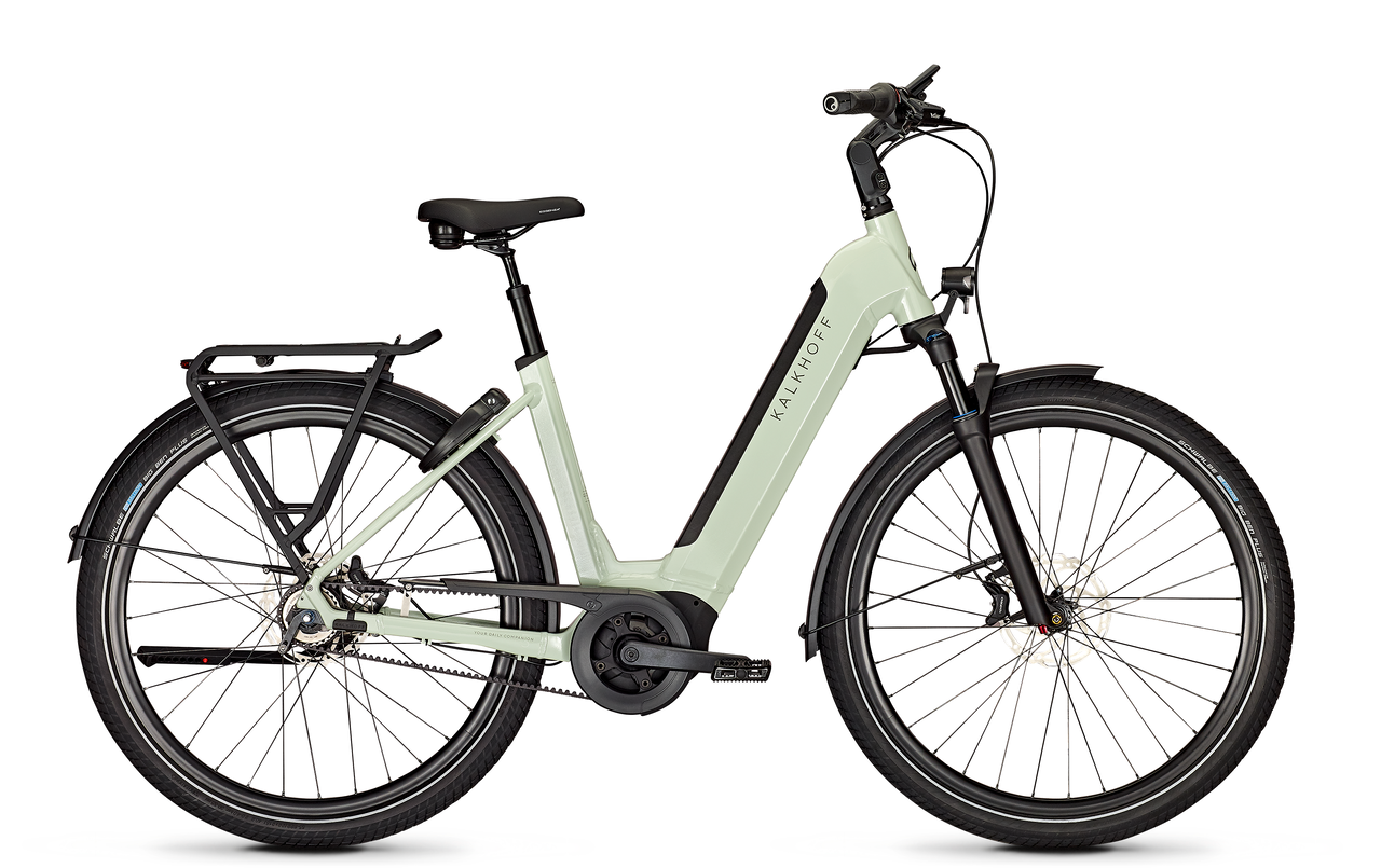 Kalkhoff IMAGE 5.B ADVANCE+ grau (hell) | 625WH | E-Bike Damen Trekking | 2024 | Freilauf-Nabe