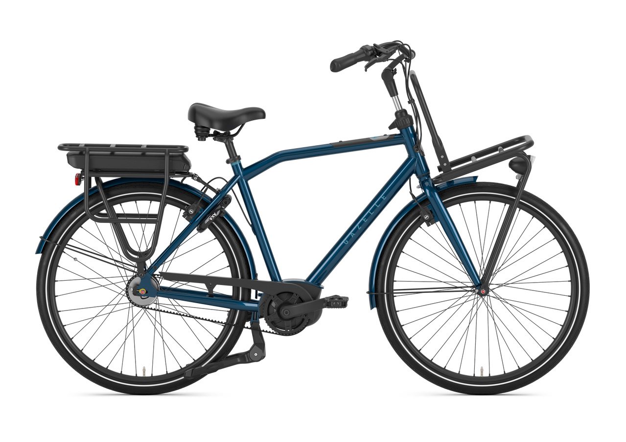 Gazelle HeavyDuty C5 HMB Smart blau | 500WH | E-Bike Herren City | 2025 | Freilauf-Nabe