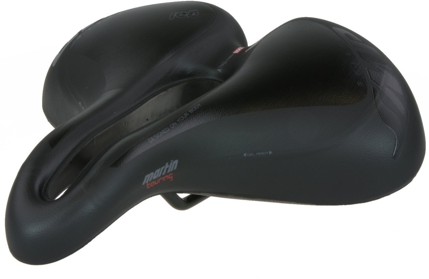 Selle SMP Martin T. Large schwarz Trekking-Sattel Wasserabw