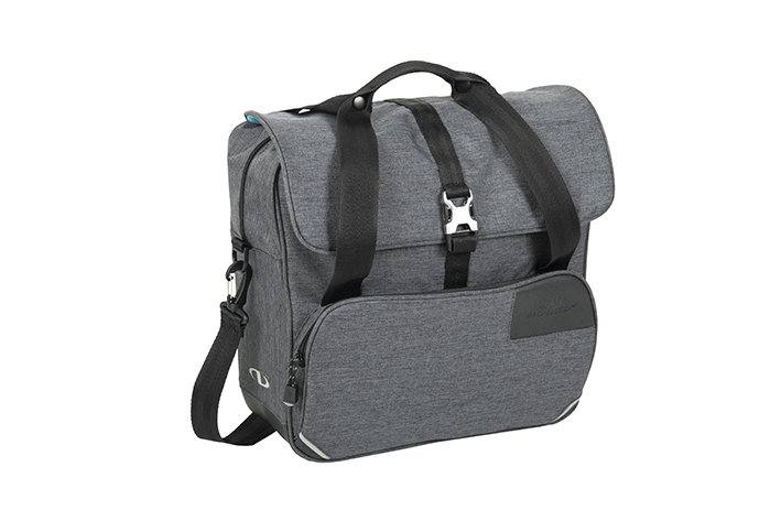 Norco Benmore Gepäckträgertasche grau Klickfix Regenhülle16L