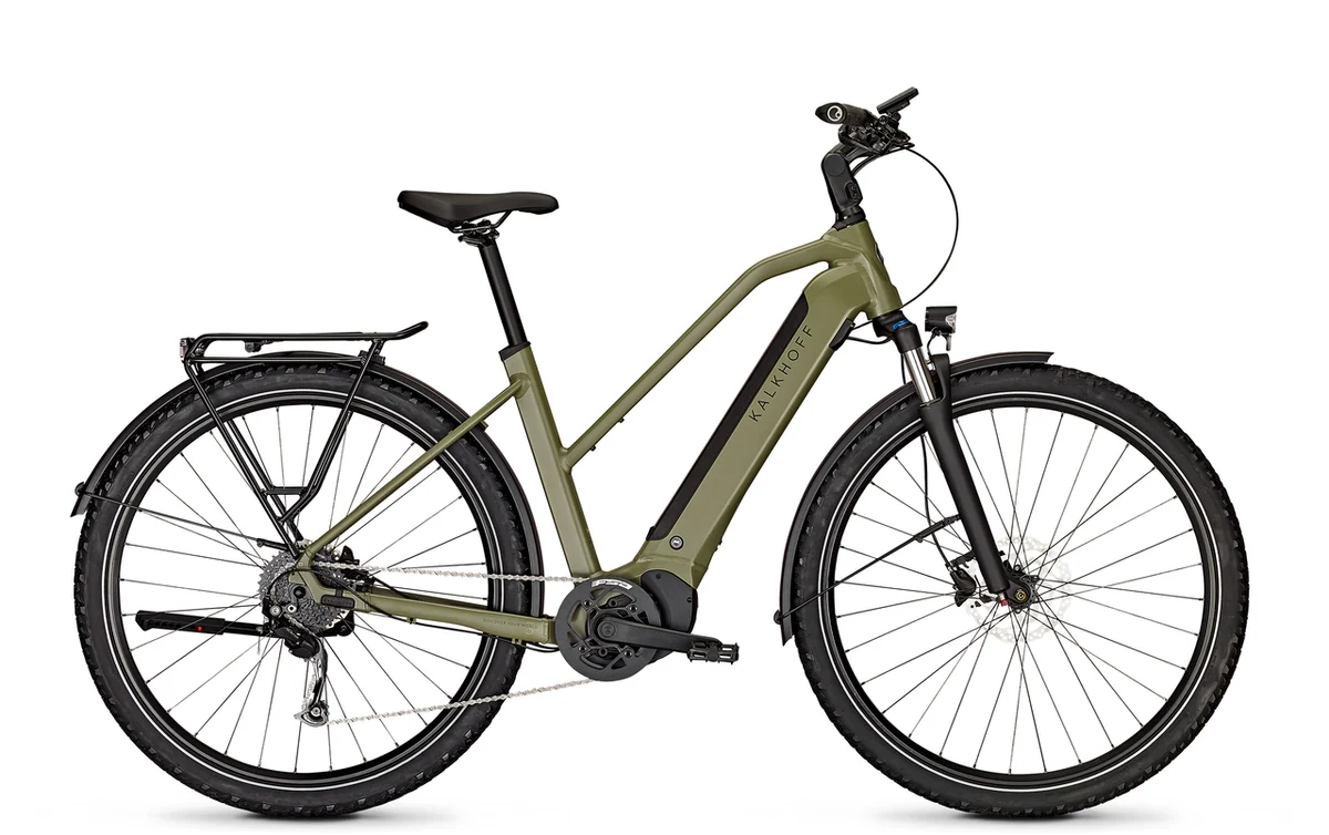 Kalkhoff ENTICE 5.B SEASON grün | 625WH | E-Bike Damen Trekking | 2024 | Kettenschaltung